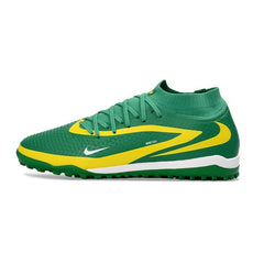 Chuteira Society TF Nike Phantom 6 DF Elite Verde e Amarelo