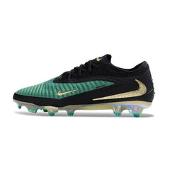 Chuteira Campo FG Nike Phantom 6 Elite Preto e Verde