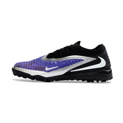 Chuteira Society TF Nike Phantom 6 Elite Preta e Roxa