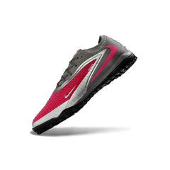 Chuteira Society TF Nike Phantom 6 Elite Cinza e Rosa