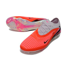 Chuteira Campo FG Nike Phantom 6 Elite Laranja, Branca e Rosa