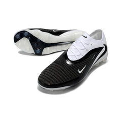 Chuteira Campo Sintético AG Nike Phantom 6 Elite Branco e Preto