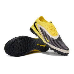 Chuteira Society TF Nike Phantom 6 Elite Pack Amarelo e Preta Infantil