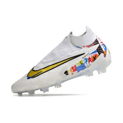 Chuteira Campo FG Nike Phantom GX Elite DF Branca