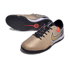 Chuteira Society TF Nike Tiempo 10 Legend Academy Pack Golden Touch