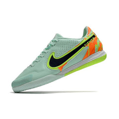 Chuteira Futsal IC Nike Tiempo Legend 9 Elite Pack Bonded Azul e Branca
