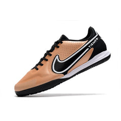 Chuteira Futsal IC Nike Tiempo Legend 9 Elite Dourada
