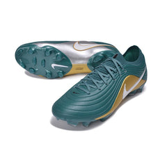 Chuteira Campo FG Nike Tiempo Maestro Elite Dark Verde, Douradoen e Prateado
