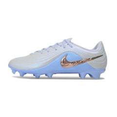 Chuteira Campo FG Nike Tiempo Maestro Elite Branco e Light Azul
