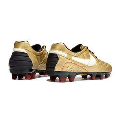 Chuteira Campo FG Nike Tiempo R10 Legend Elite Dourada