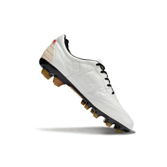 Chuteira Campo FG Nike Tiempo R10 Legend Elite Branca e Vermelha