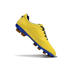 Chuteira Campo FG Nike Tiempo R10 Legend Elite Amarela e Azul