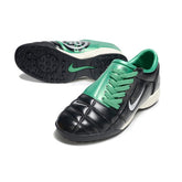 Chuteira Society TF Nike Total 90 III Preta e Verde