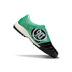 Chuteira Society TF Nike Total 90 III Preta e Verde