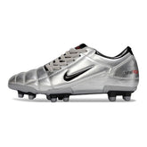 Chuteira Campo FG Nike Total 90 III Prateada e Preta