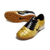 Chuteira Society TF Nike Total 90 III Dourada e Preta