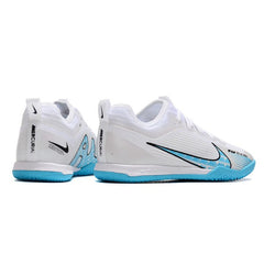 Chuteira Futsal IC Nike Vapor 15 Pro Zoom Branca e Azul