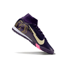 Chuteira Society TF Nike Zoom Mercurial Superfly 10 Elite Pack Mbappe Purple