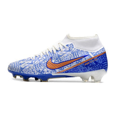 Chuteira Campo FG Nike Zoom Mercurial Superfly 9 Academy Azul Pack CR7