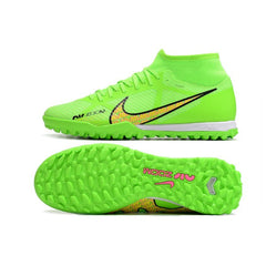 Chuteira Society TF Nike Zoom Mercurial Superfly 9 Academy Verde