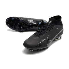 Chuteira Campo FG Nike Zoom Mercurial Superfly 9 Elite Preta Pack Shadow
