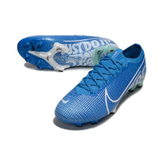 Chuteira Campo FG Nike Zoom Mercurial Vapor 13 Elite Azul e Branco