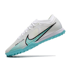 Chuteira Futsal IC Nike Zoom Mercurial Vapor 15 Elite Branca e Azul