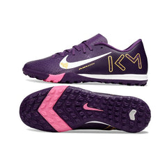 Chuteira Society TF Nike Zoom Mercurial Vapor 16 Academy Mbappe Roxa