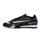 Chuteira Society TF Nike Zoom Mercurial Vapor 16 Elite Preta e Branca