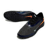 Chuteira Society TF Nike Zoom Mercurial Vapor 16 Elite Preta Azul e Laranja