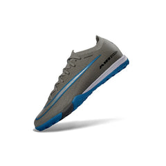 Chuteira Society TF Nike Zoom Mercurial Vapor 16 Elite Cinza e Azul-Clara