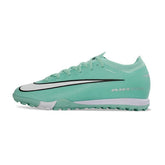 Chuteira Society TF Nike Zoom Mercurial Vapor 16 Elite Verde e Branca