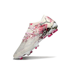 Chuteira Campo FG Puma Future 8 Low Cut Branca e Rosa