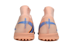Chuteira Society TF Nike Air Zoom Mercurial Vapor 16 Elite Pack Showtime Infantil