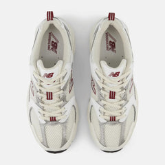 New Balance 530 Sea Salt White Mercury Red
