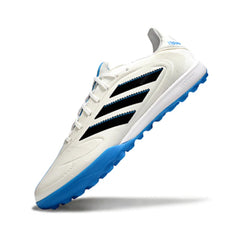 Chuteira Society TF Adidas Copa Pure III League Branca e Azul
