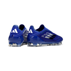 Chuteira Campo FG Adidas F50 Elite Sem Cadarço Azul