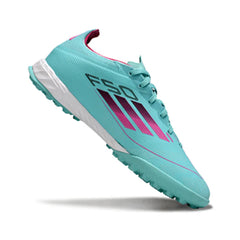 Chuteira Society TF Adidas F50 Elite Azul-Clara
