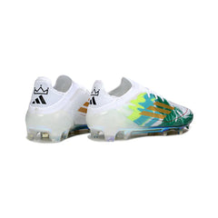 Chuteira Campo FG Adidas F50 Elite Branca e Verde