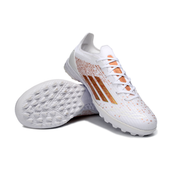 Chuteira Society TF Adidas F50 Elite Pack Mo Salah Infantil