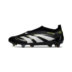 Chuteira Campo FG Adidas Predator 25 Elite Sem Cadarço Pack Preto