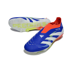 Chuteira Campo FG Adidas Predator 25 Elite Sem Cadarço Azul