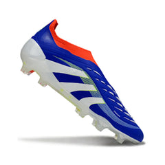 Chuteira Campo FG Adidas Predator 25 Elite Sem Cadarço Azul