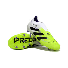 Chuteira Campo FG Adidas Predator 25 Elite Sem Cadarço Pack Radiant Blaze Infantil