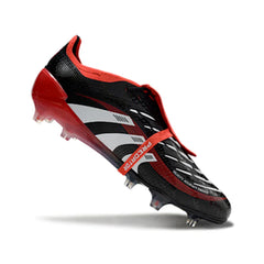 Chuteira Campo FG Adidas Predator 25 Elite Com Língua Preta e Branca