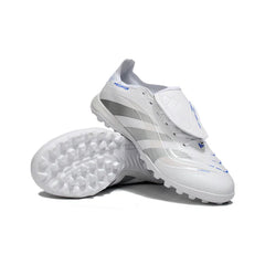 Chuteira Society TF Adidas Predator 25 Elite Com Língua Pack Polar Victory Turf Infantil