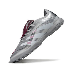 Chuteira Society TF Adidas Predator 25 Com Língua Elite Pack Bellingham Chrome