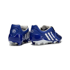Chuteira Campo FG Adidas Predator Accelerator Elite Azul e Branca