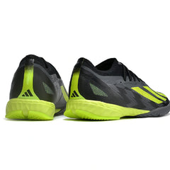 Chuteira Futsal IC Adidas X Crazyfast.1 Pack Son Preta e Amarela