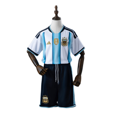 Camisa de Futebol Argentina + Shorts Kit Adidas 2026 Principal - Kit Infantil